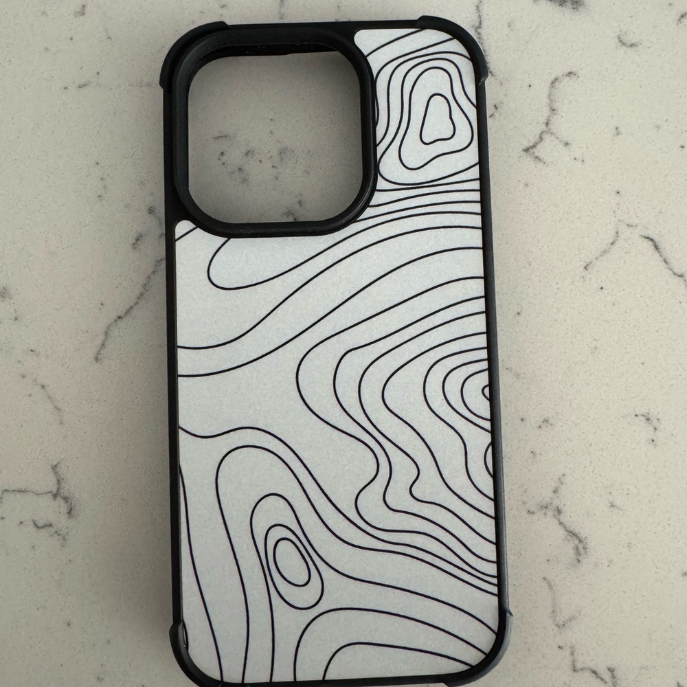 iPhone 15 Pro Topographic phone case